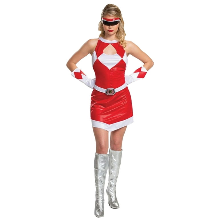 Disguise Red Ranger Female Deluxe Adult