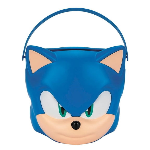 Sonic the Hedgehog Boy's Sonic Treat Pail Halloween Costume Accessory - Blue - One Size Fits Most
