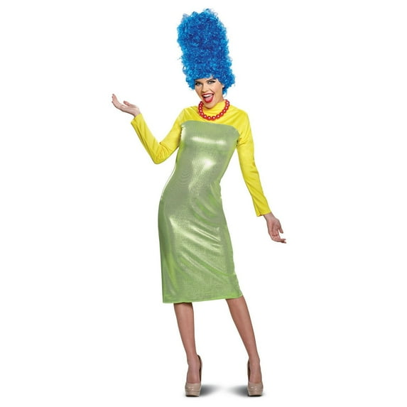 Disguise The Simpsons Marge Deluxe Women\'s Halloween Fancy-Dress Costume for Adult, 2X