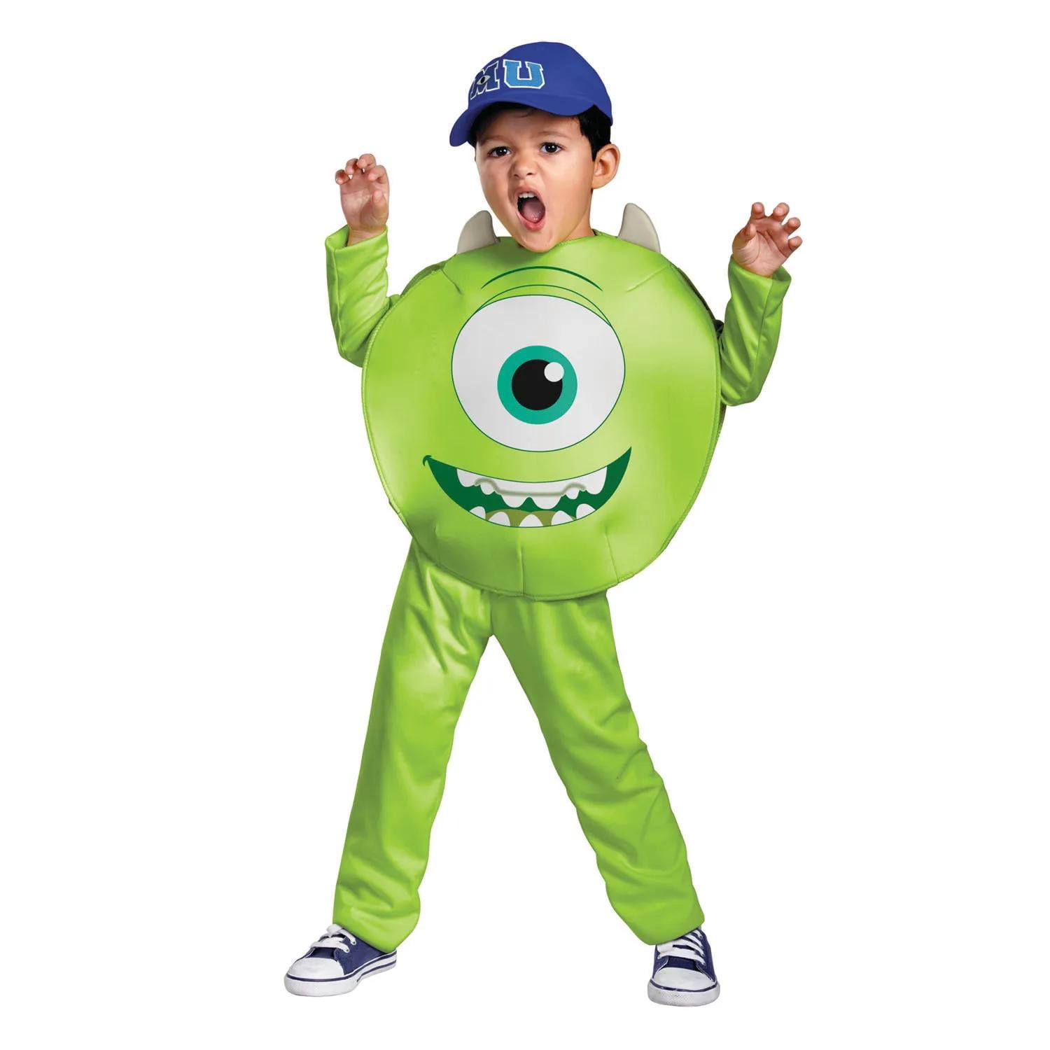 Disguise Toddler Boys' Classic Monsters University Mike Jumpsuit Costume - Size 4-6