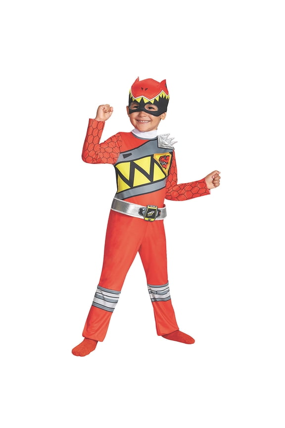 Toddler Boys' Classic Power Rangers Dino Charge Red Ranger Costume - 4-6