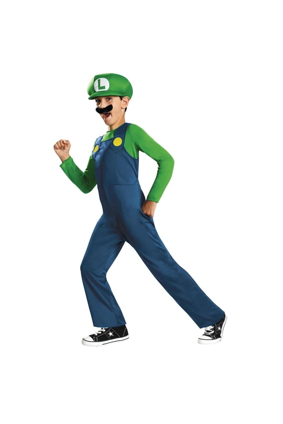 Toddler Boys' Classic Super Mario Bros. Luigi Costume - 4-6