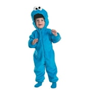 Disguise Toddler Boys' Deluxe Sesame Street Cookie Monster Jumpsuit Costume - Size 3T-4T