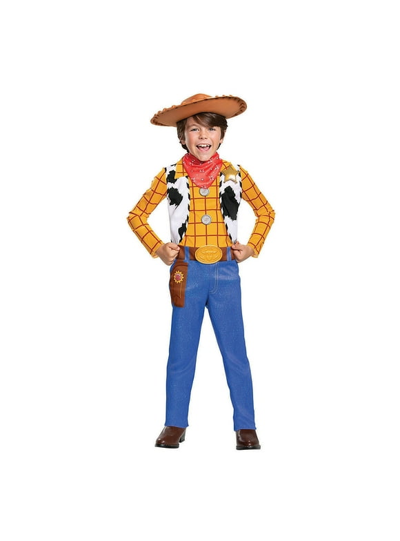 Disguise Toddler Boys' Disney Toy Story 4 Sheriff Woody Costume - Size 3T-4T