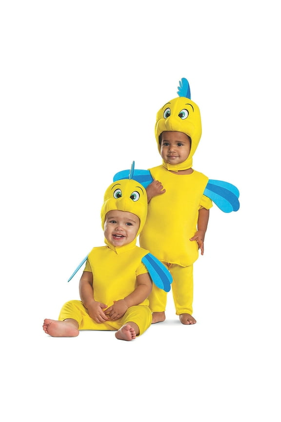 Toddler Boys' Disney's The Little Mermaid Flounder Classic Costume - Size 3T-4T - Yellow