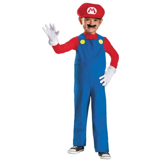 Disguise Toddler Boys' Mario Costume - Size 3T-4T