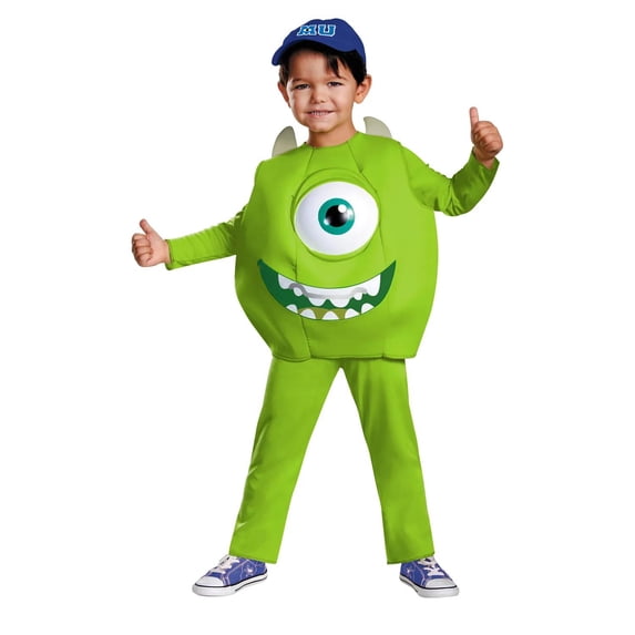 Disguise Toddler Boys' Monsters University Deluxe Mike Wazowski Costume - Size 3T-4T