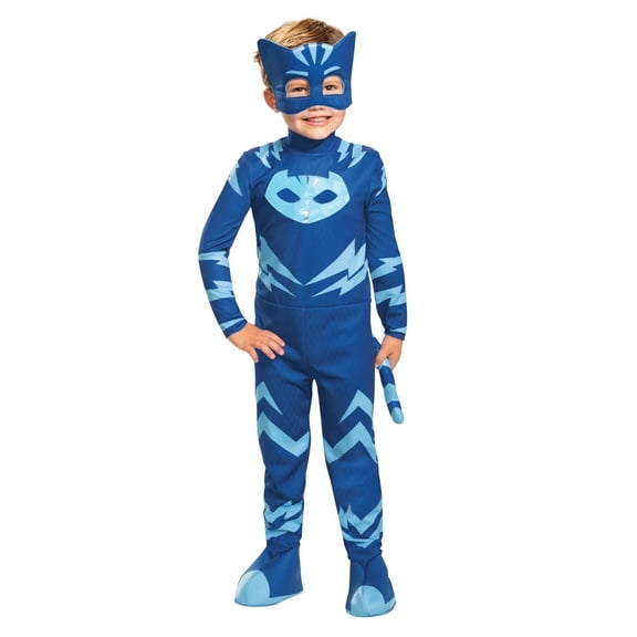 Disguise Toddler Boys' PJ Masks Deluxe Light-Up Catboy Jumpsuit Costume - Size 3T-4T