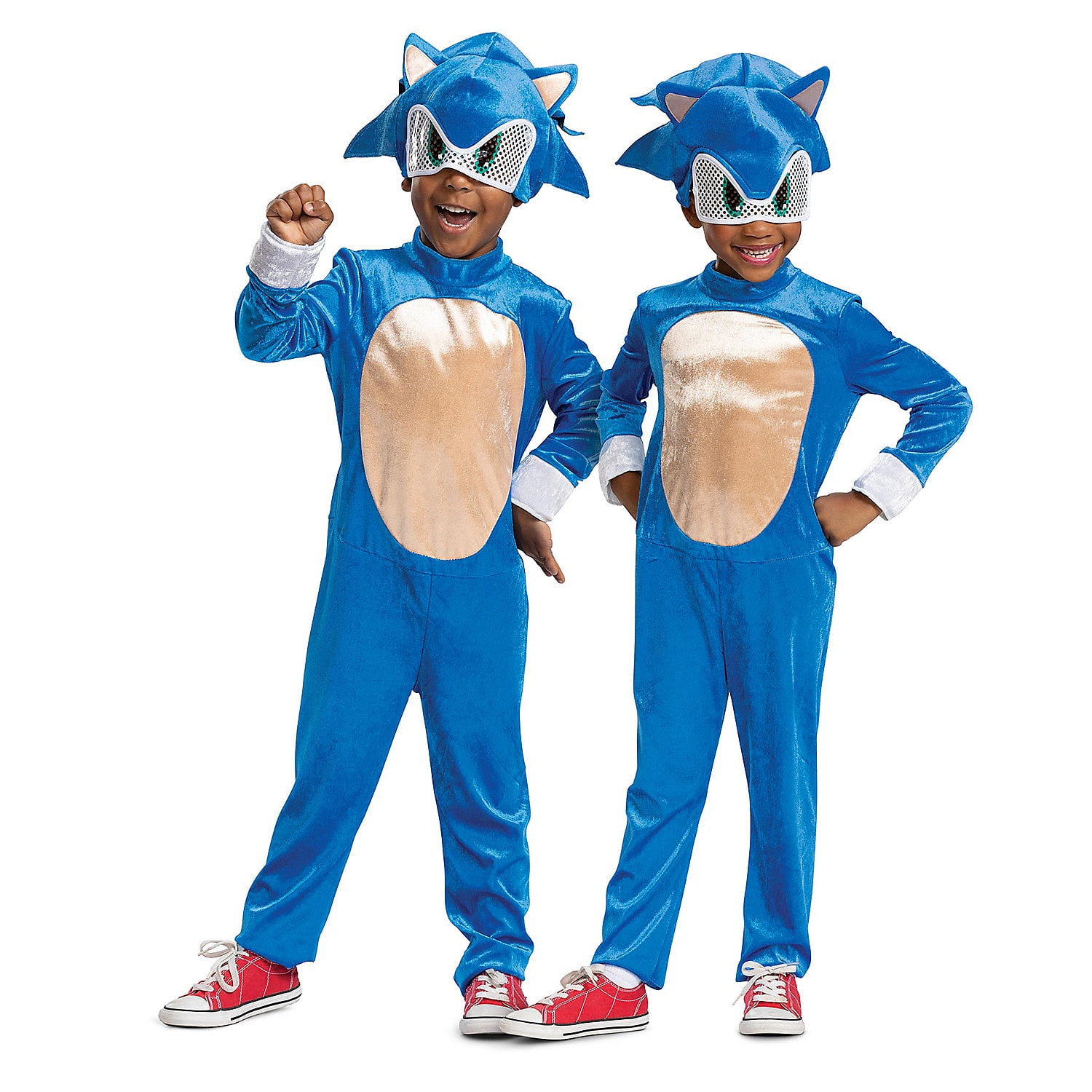 Hedgehog Sonic Cosplay Jumpsuit Costume Party Kids Boys Fancy