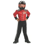 Disguise Toddler Boys' Turbo Racer Muscle Jumpsuit Costume - Size 4-6