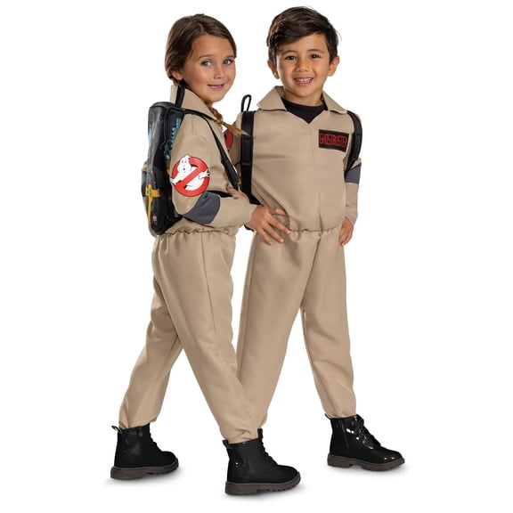 Disguise Toddler Ghostbusters: Frozen Empire Flight Suit Costume - Size 3T-4T - Beige