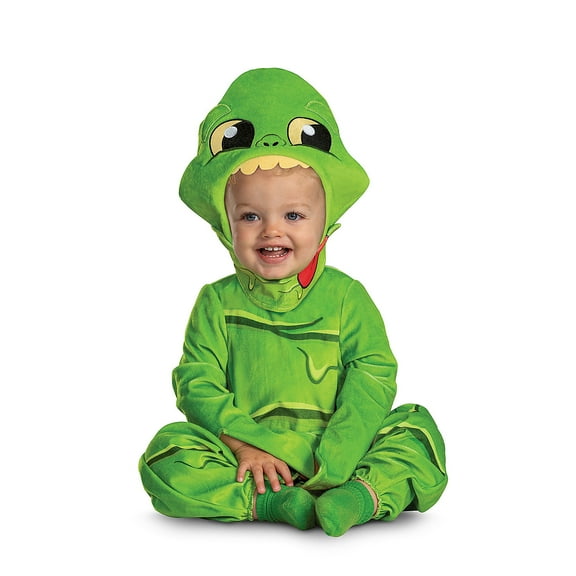 Disguise Toddler Ghostbusters: Frozen Empire Slimer Posh Costume - Size 3T-4T - Green