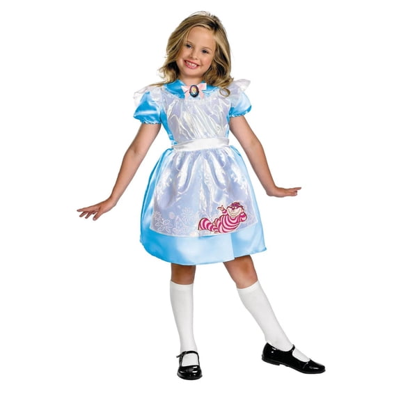 Disguise Toddler Girls' Alice in Wonderland Classic Costume - Size 3T-4T