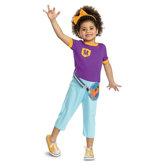 Disguise Toddler Girls' Blippi Meekah Classic - Size 3T-4T - Purple