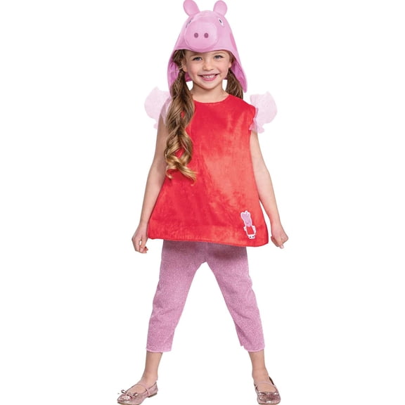 Disguise Toddler Girls' Classic Peppa Pig Costume - Size 3T-4T