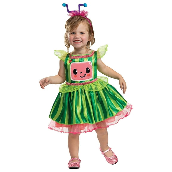 Disguise Toddler Girls' Cocomelon Dress Costume - Size 3T-4T