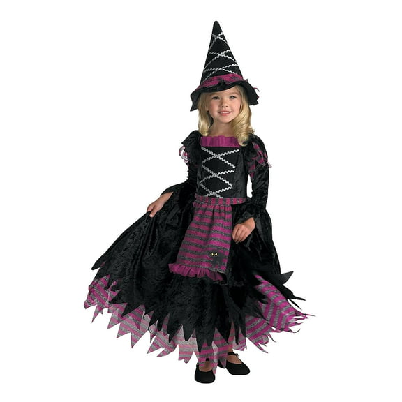 Disguise Toddler Girls' Deluxe Fairy Tale Witch Gown Costume - Size 3T-4T