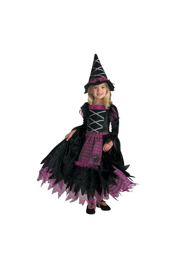 Toddler Girls' Deluxe Fairy Tale Witch Gown Costume - Size 3T-4T