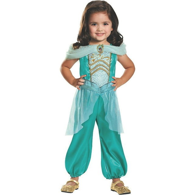Disguise Toddler Girls' Disney Classic Jasmine Jumpsuit Costume - 4-6 ...