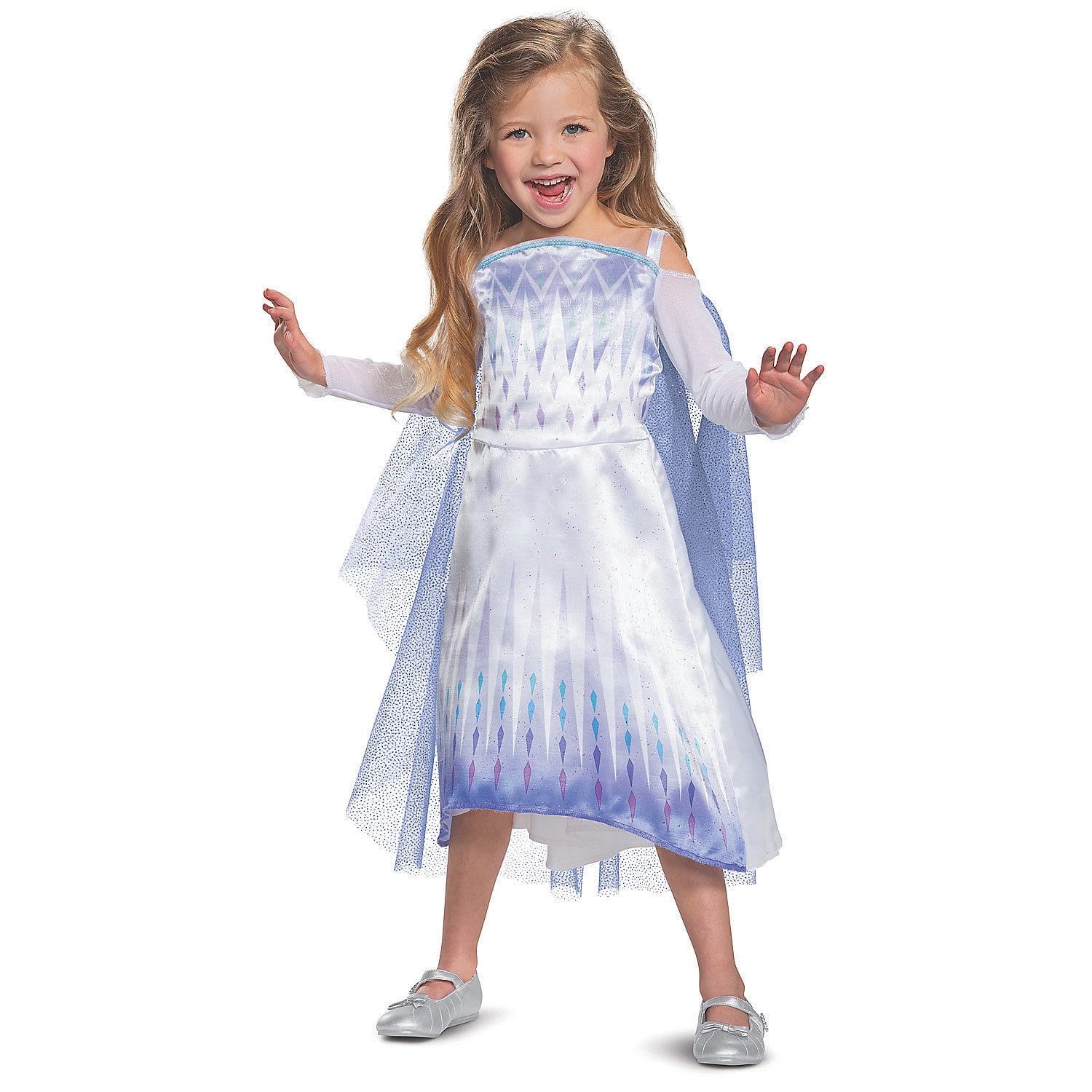 Disguise Toddler Girls Disney Frozen 2 Snow Queen Elsa Dress Costume 2T