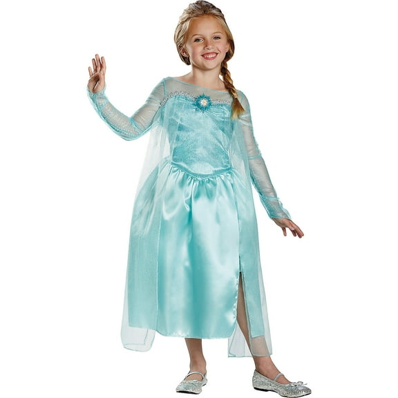 Disguise Toddler Girls' Disney Frozen Elsa Snow Queen Costume - Size 3T-4T