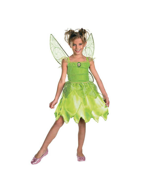 Disguise Toddler Girls' Disney Peter Pan Tink and the Fairy Rescue Tinker Bell Costume - Size 3T-4T