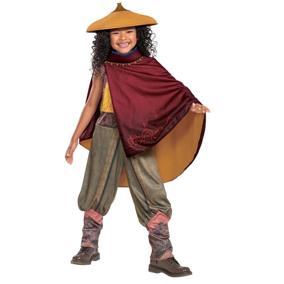 Disguise Toddler Girls' Disney Raya and the Last Dragon Deluxe Raya Costume - Size 3T-4T