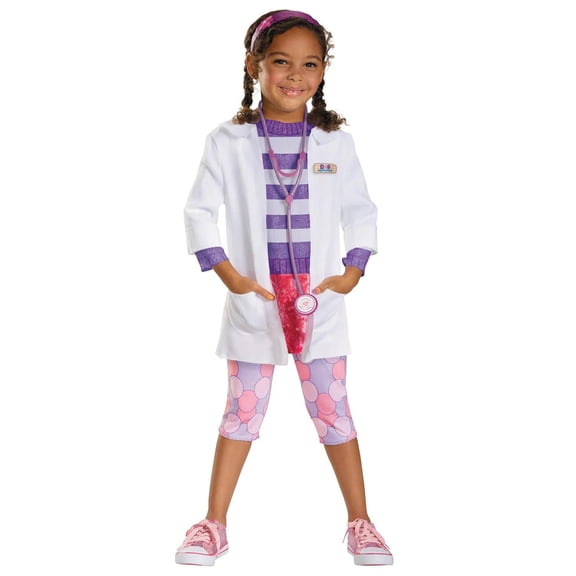 Disguise Toddler Girls' Doc McStuffins Deluxe Costume - 3T-4T