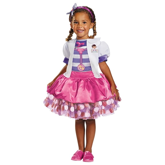Disguise Toddler Girls' Doc McStuffins Tutu Costume - Size 4-6