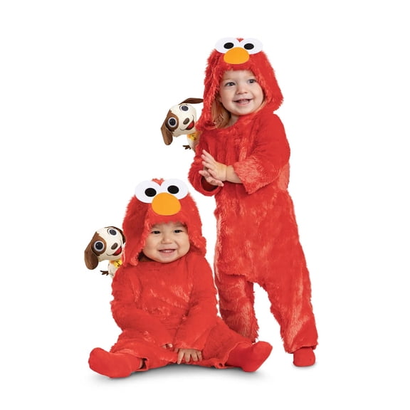 Disguise Toddler Sesame Street Elmo and Tango Costume - Size 3T-4T - Red