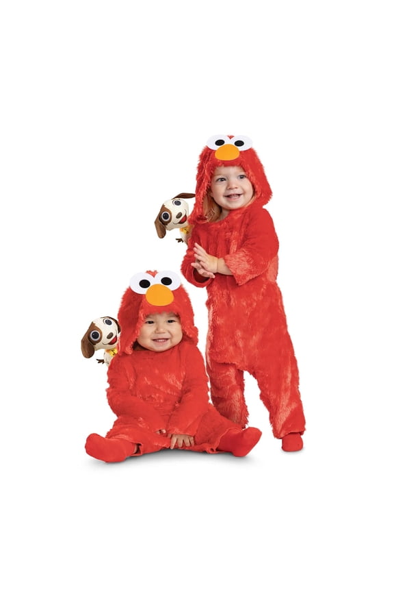 Toddler Sesame Street Elmo and Tango Costume - Size 4-6 - Red