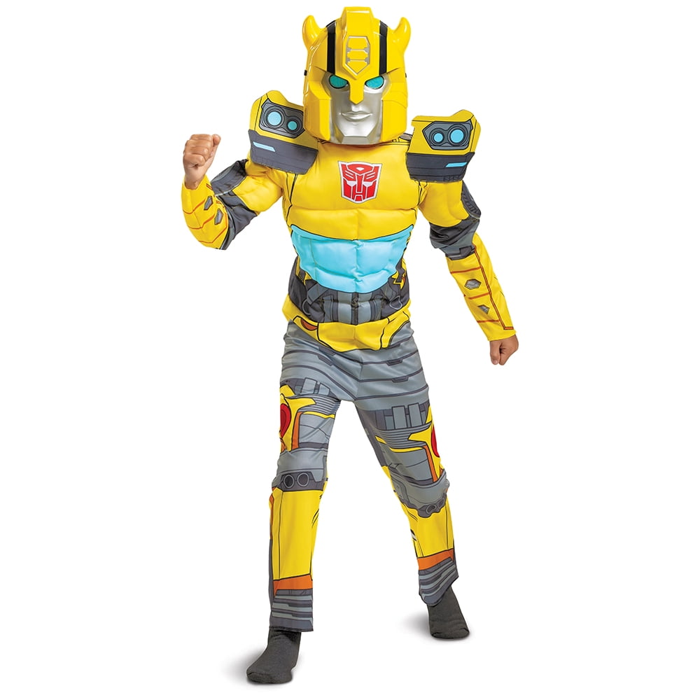 Disguise Hasbros Transformers Boys Bumble Bee EG Muscle Halloween Costume  - Walmart.com