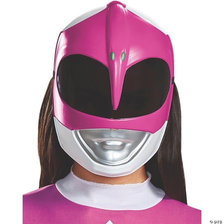 Adult's Womens Power Rangers Pink Ranger Mask Costume Accessory