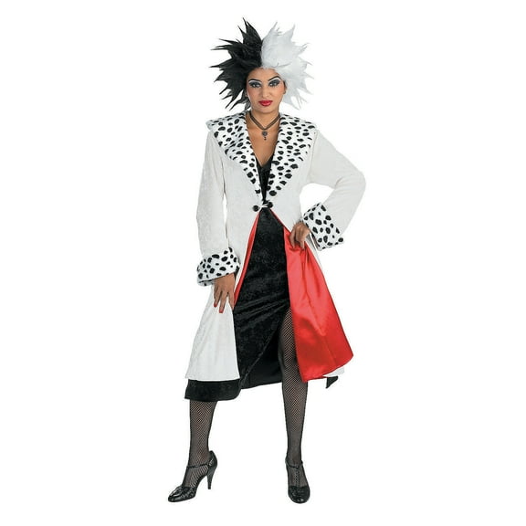 Disguise Women's Prestige 101 Dalmations Cruella Deville Costume - Size Large/X Large