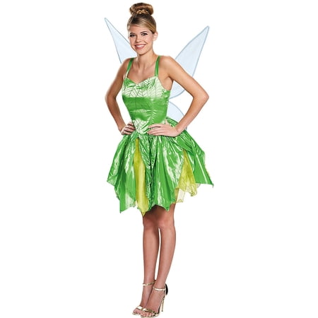 Disguise Women's Prestige Peter Pan Tinker Bell Fairy Costume - Size Small
