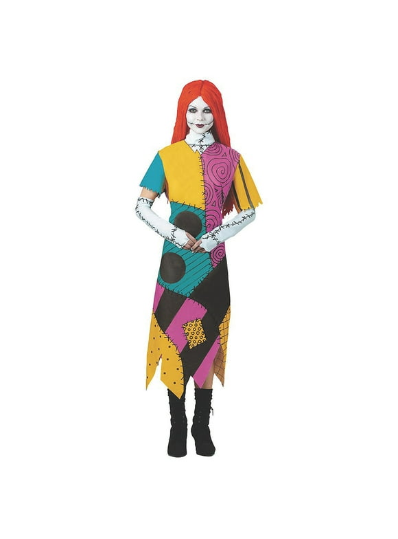 Disguise Women's The Nightmare Before Christmas Sally Dress Costume - Size Large