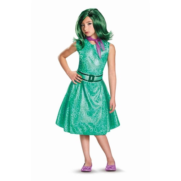 Disguise Disney Inside Out Disgust Classic Adult Costume | L (12-14) Unisex