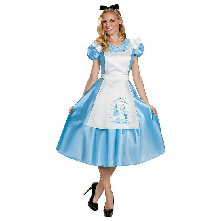 Disney Alice In Wonderland Ladies Costume Disney Alice In Wonderland Ladies Costume