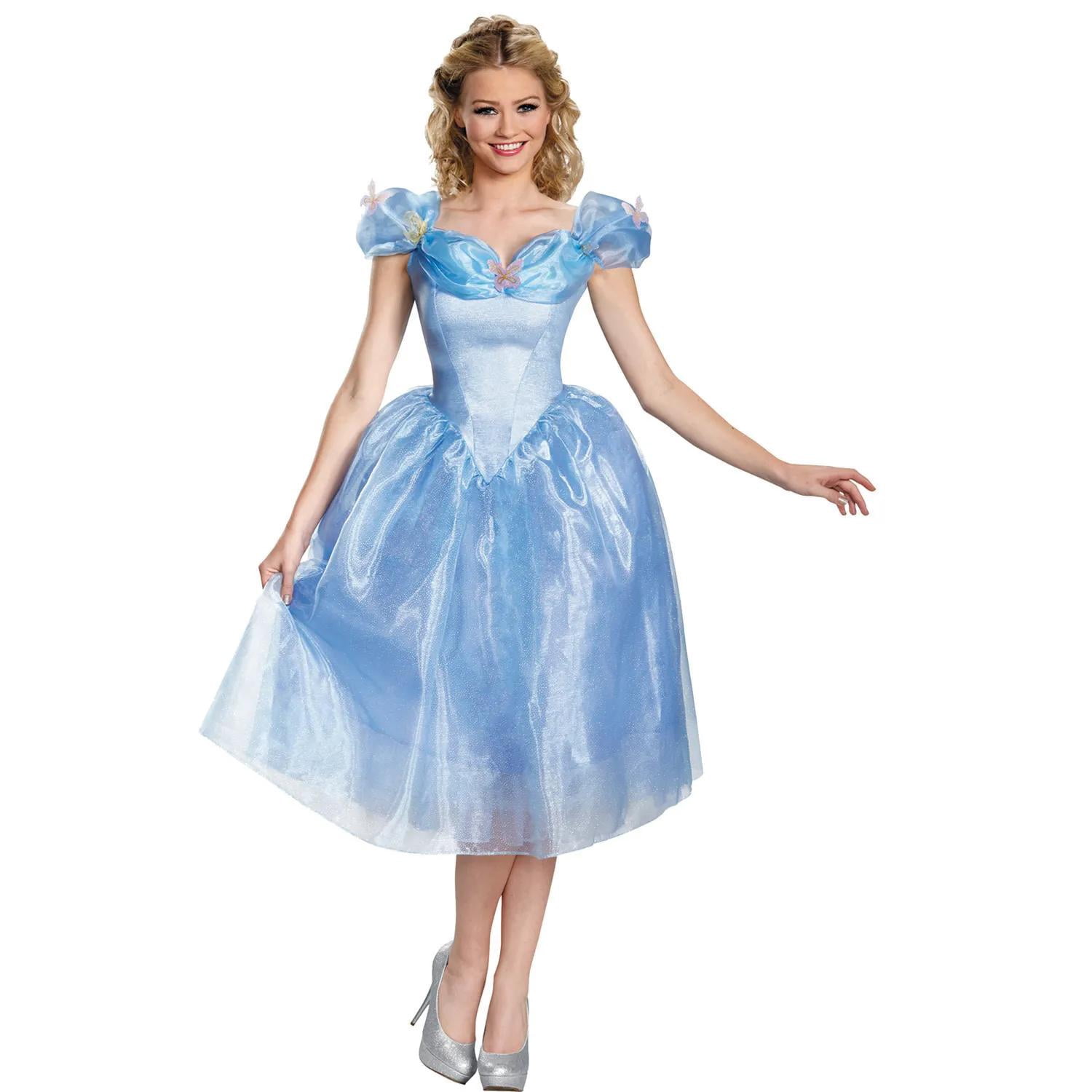 Disguise Womens Disney Cinderella Deluxe Costume - Medium
