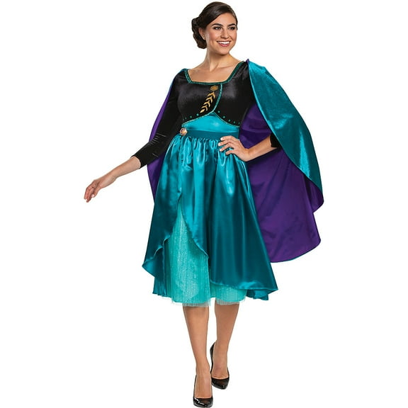 Disguise Womens Disney Frozen 2 Queen Anna Deluxe Costume - Size Small