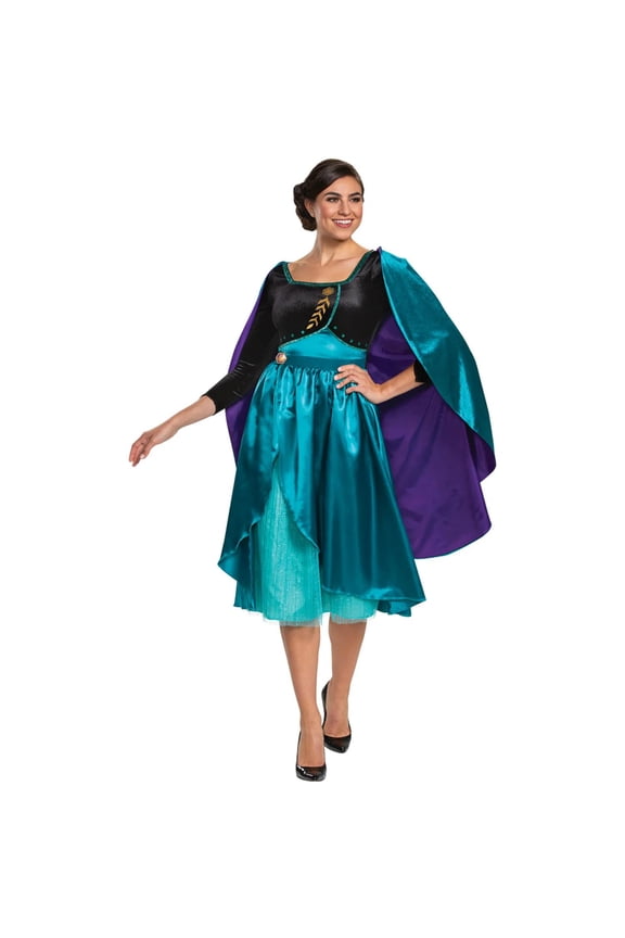 Womens Disney Frozen 2 Queen Anna Deluxe Costume - Size Small