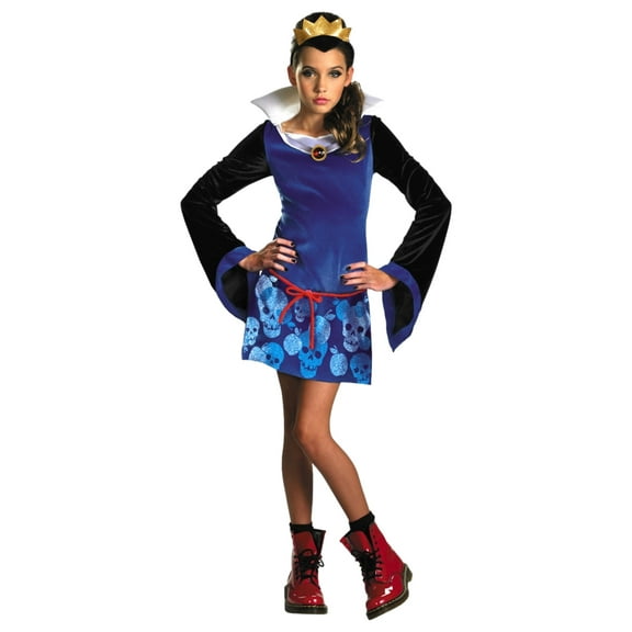 Disguise Womens Juniors Vile Villains Evil Queen Halloween Costume Small (5-7)