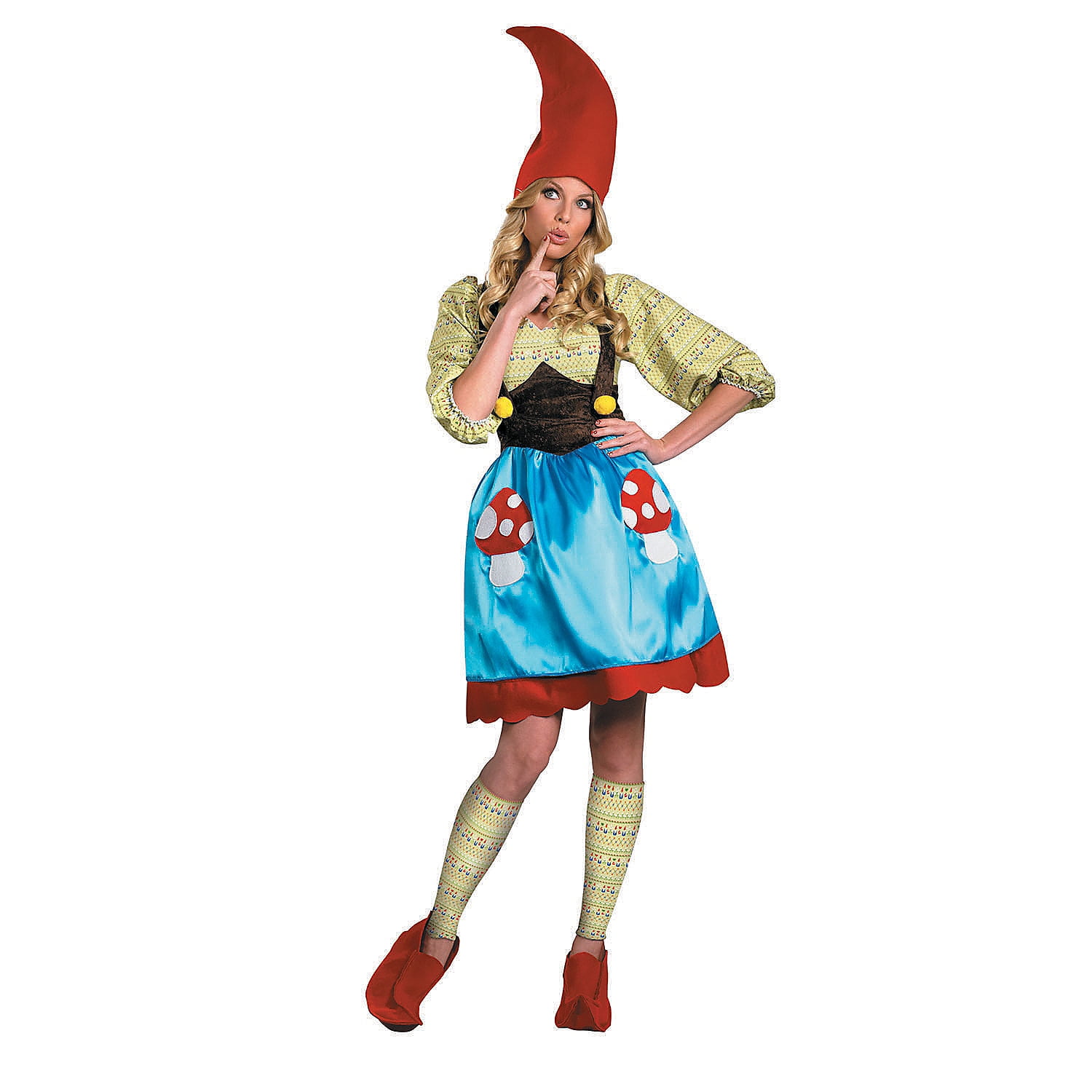 Disguise Womens Ms. Gnome Costume Size Large