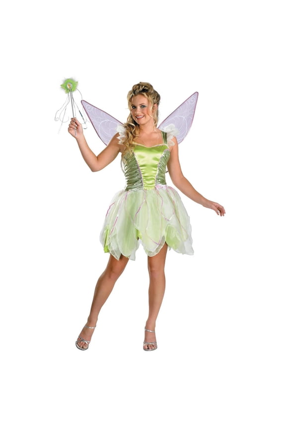 Womens Tinker Bell Deluxe Costume - Size Small