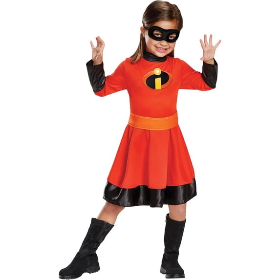 DisguiseToddler Girls' Disney Classic The Incredibles Violet Dress Costume - 2T