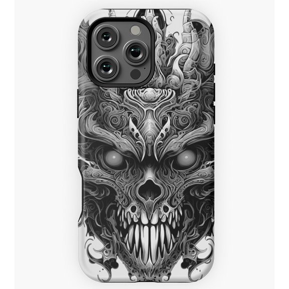 Disgusting Dark Devil Demon Art GA1475 Phone Case for iPhone 11 to 17 Pro Max