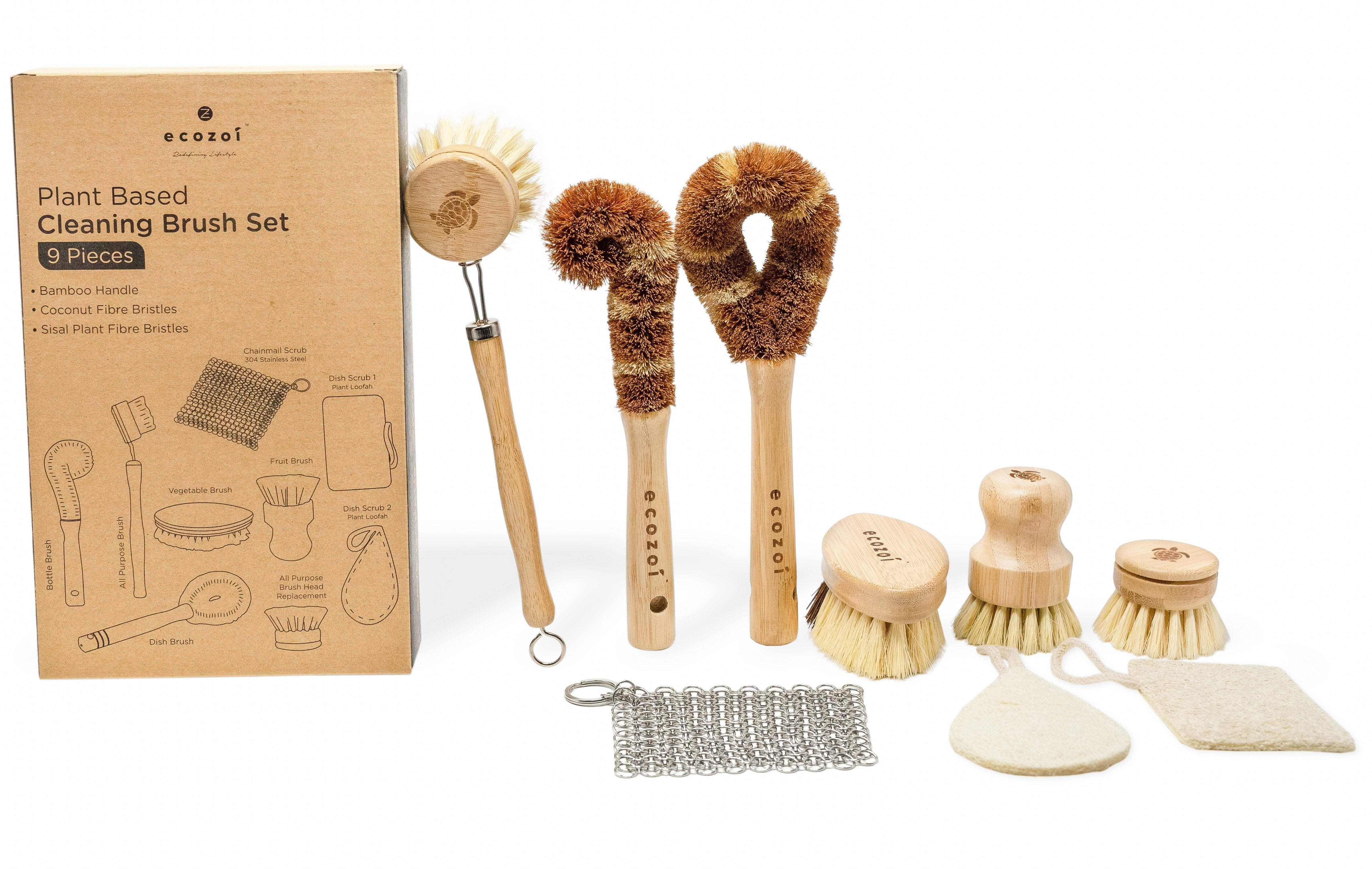Dish Brush Set, 9 Piece Kitchen Scrub - Walmart.com