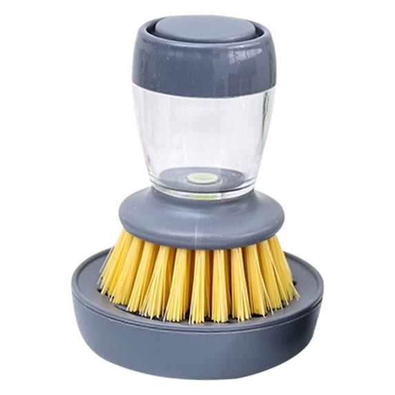 Dish Brush with Soap Dispenser for Dishes Pot Pan Kitchen Sink Scrubbing