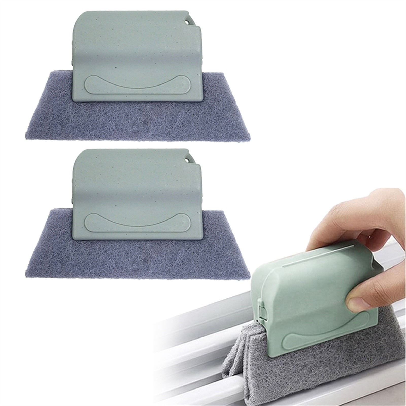 Dish Cleaning Brushes Toilet Brushes Magical Window Cleaning Brush (2Pc