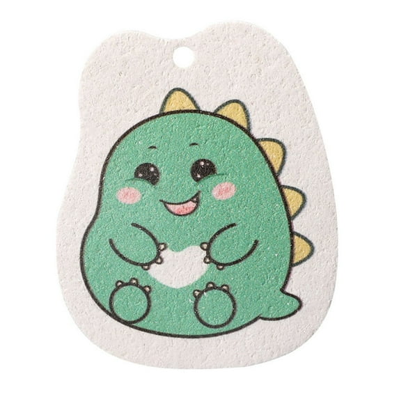 Dish Cloths, 1 Pcs Non-Stick Compressed Wood Pulp Sponge Cartoon Dish Cloths Reusable Sponge Cleaning Cloths Wipes Absorbent Dish Cloth Quick Drying Cleaning Towels for Counters Home Bar